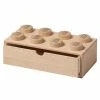 Best Sale ⌛ Room Copenhagen Lego Wooden Desk Drawer 8, Soaped Oak 🔔