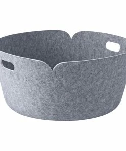 New π― Muuto Restore Round Basket, Grey π