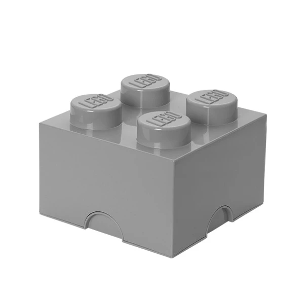 Lego Storage Brick 4, grey Budget ???? Room Copenhagen Lego Storage Brick 4, Grey ✔️ -Muuto Shop 109RoomCopenhagen th