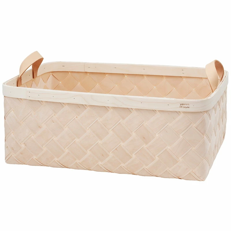 Lastu birch basket, rectangle, XL Budget ✨ Verso Design Lastu Birch Basket, Rectangle, XL ???? -Muuto Shop 11Verso RectangleXL EK