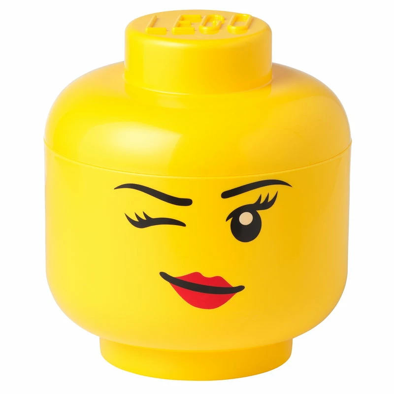 Best reviews of 😀 Room Copenhagen Lego Storage Head Container, L, Winky 😉