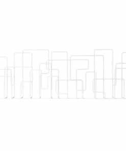 Hot Sale 💯 Maze City Sunday Magazine Holder, White 🎉