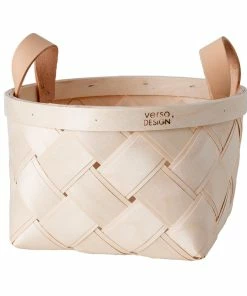 Budget ???? Verso Design Lastu Birch Basket, Round, S ????