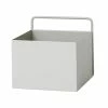 Cheap 😀 Ferm LIVING Wall Box, Square, Light Grey 👏