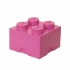 Budget ???? Room Copenhagen Lego Storage Brick 4, Medium Pink ✔️ -Muuto Shop 399 RoomCopenhagen iso