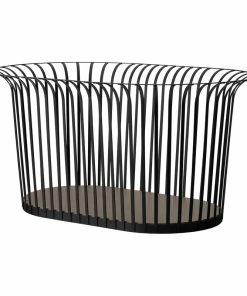 Top 10 ✨ MENU Ribbon Basket, Black ???? -Muuto Shop 4300539 Ribbon Basket Black Angle