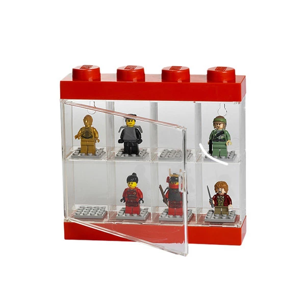 Best Pirce ๐งจ Room Copenhagen Lego Minifigure Display Case 8, Red ๐