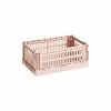 Best Pirce ???? HAY Colour Crate, S, Recycled Plastic, Blush ????