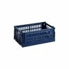 Brand new ???? HAY Colour Crate, S, Recycled Plastic, Dark Blue ???? 1 Brand new ???? HAY Colour Crate, S, Recycled Plastic, Dark Blue ???? -Muuto Shop 541439 HAY Colour Crate S dark blue