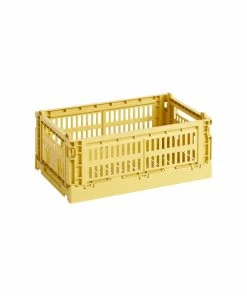 Hot Sale ???? HAY Colour Crate, S, Recycled Plastic, Dusty Yellow ????
