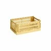 Brand new ???? HAY Colour Crate, S, Recycled Plastic, Golden Yellow ???? -Muuto Shop 541445 HAY Colour Crate S golden yellow