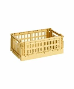 Brand new ???? HAY Colour Crate, S, Recycled Plastic, Golden Yellow ????