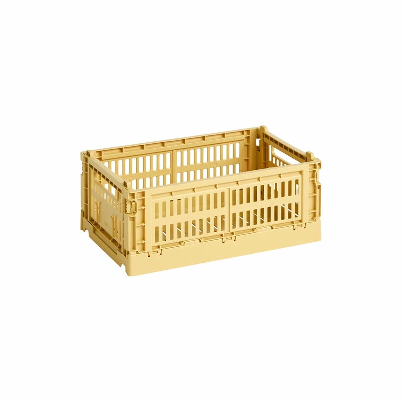 Colour Crate, S, recycled plastic, golden yellow Brand new ???? HAY Colour Crate, S, Recycled Plastic, Golden Yellow ???? -Muuto Shop 541445 HAY Colour Crate S golden yellow