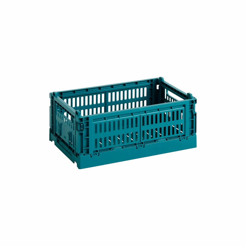 Colour Crate, S, recycled plastic, ocean green Buy ???? HAY Colour Crate, S, Recycled Plastic, Ocean Green ⭐ -Muuto Shop 541450 HAY Colour Crate S ocean green