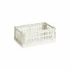 Hot Sale ⌛ HAY Colour Crate, S, Recycled Plastic, Off-white ???? -Muuto Shop 541451 HAY Colour Crate S off white