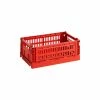 Discount ???? HAY Colour Crate, S, Recycled Plastic, Red ✨ 1 Discount ???? HAY Colour Crate, S, Recycled Plastic, Red ✨ -Muuto Shop 541454 HAY Colour Crate S red