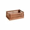 Best Sale 👍 HAY Colour Crate, S, Recycled Plastic, Terracotta 🤩