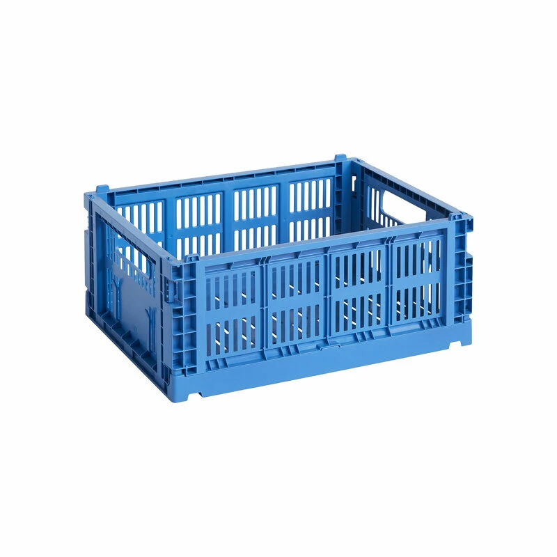 Cheap ๐ HAY Colour Crate, M, Recycled Plastic, Electric Blue โค๏ธ