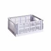 Buy 👏 HAY Colour Crate, M, Recycled Plastic, Lavender ⭐