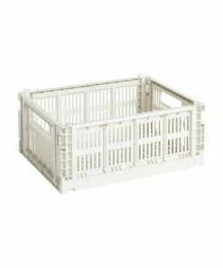 Outlet π₯ HAY Colour Crate, M, Recycled Plastic, Off-white β¨