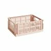 Cheap ???? HAY Colour Crate, M, Recycled Plastic, Powder ✨ -Muuto Shop 541461 HAY Colour Crate M powder