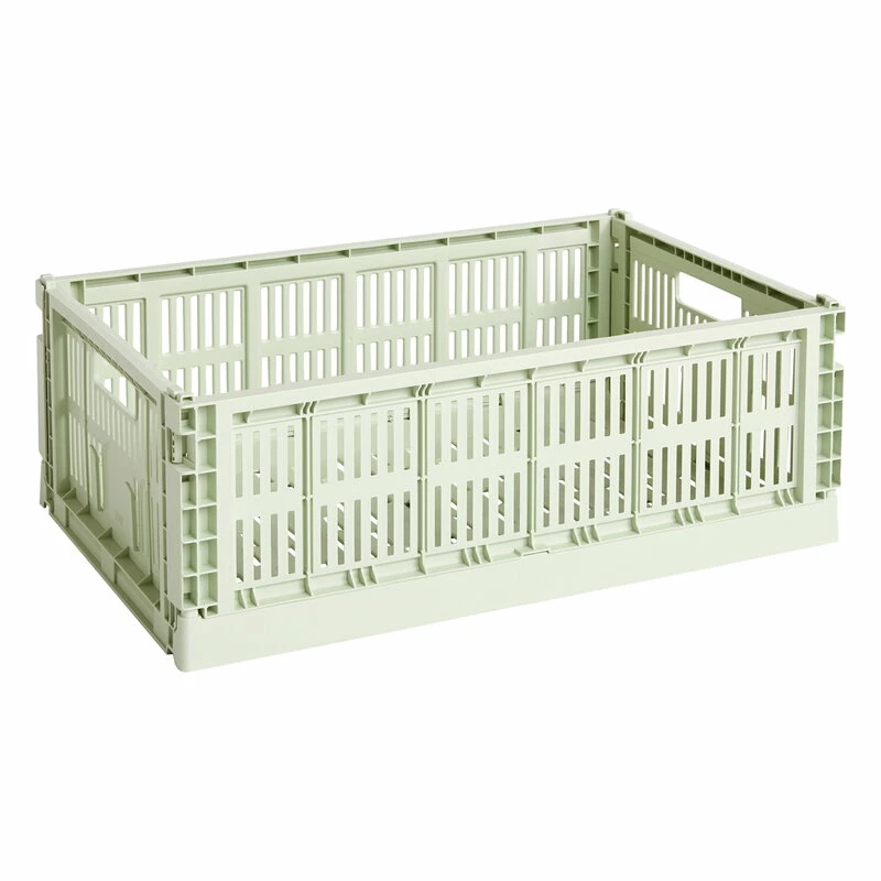 Best deal ๐ HAY Colour Crate, L, Recycled Plastic, Mint ๐