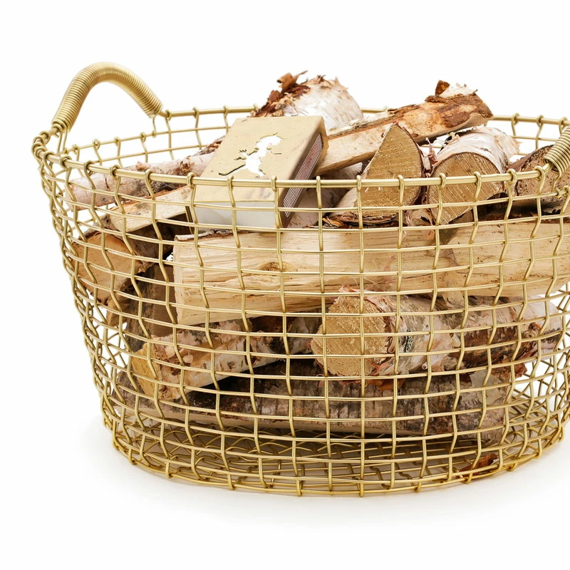 Classic 35 wire basket, brass Hot Sale ???? Korbo Classic 35 Wire Basket, Brass ???? -Muuto Shop 6Korboupdate HV