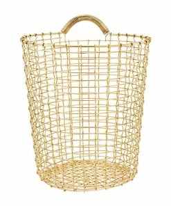 Top 10 ⌛ Korbo Bin 18 Wire Basket, Brass 👏