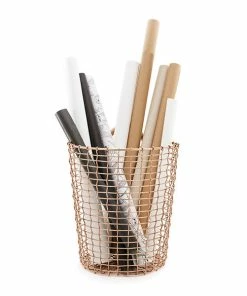 Hot Sale ✔️ Korbo Bin 18 Wire Basket, Copper ✔️ -Muuto Shop 89Korbo iso