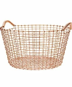 Budget ???? Korbo Classic 35 Wire Basket, Copper ????