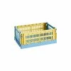 Discount ✔️ HAY Colour Crate Mix, S, Recycled Plastic, Dusty Yellow ???? -Muuto Shop AB664 A601 AG19 HAY Colour Crate Mix S dusty yellow