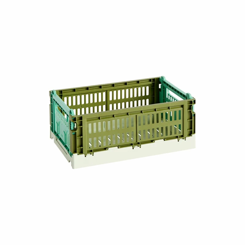Colour Crate Mix, S, recycled plastic, olive - dark mint Best reviews of ✔️ HAY Colour Crate Mix, S, Recycled Plastic, Olive - Dark Mint ???? -Muuto Shop AB664 A601