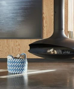 Cheapest ✨ HAY Bead Basket With Handles, 40 Cm, Blue Dash ???? 4 Cheapest ✨ HAY Bead Basket With Handles, 40 Cm, Blue Dash ???? -Muuto Shop Bead Basket With Handle blue dash 01