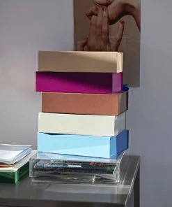 Outlet ???? HAY Colour Storage Box, S, Grey ???? -Muuto Shop Colour Storage S vanilla vibrant purple milk chocolate grey sky blue