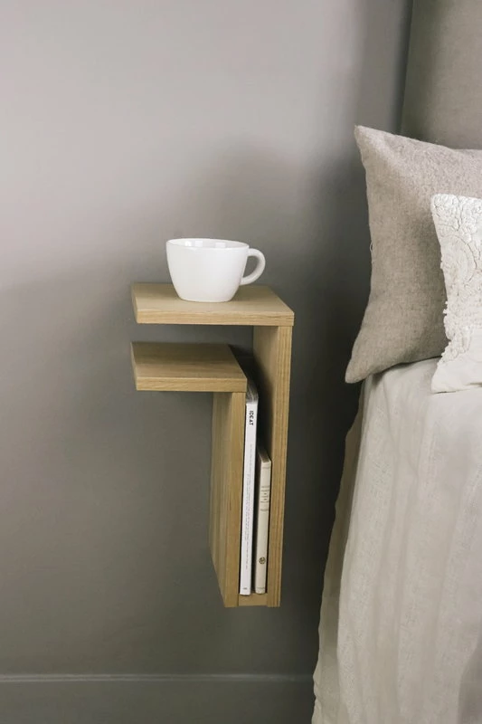 F-shelf, left, oak Coupon ✔️ Maze F-shelf, Left, Oak ❤️ -Muuto Shop F shelf Oak Left 2