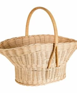 Flash Sale ???? Lokal Helsinki Kori Basket, 45 X 25 Cm, Rattan ????