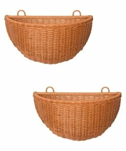 Best Pirce 🥰 Ferm LIVING Braided Wall Pocket, 2 Pcs, Natural 🥰