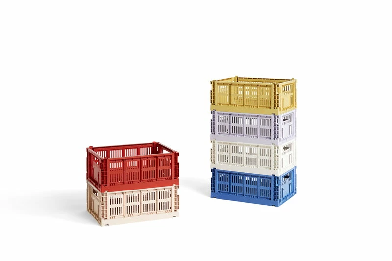 Cheap ๐ HAY Colour Crate, M, Recycled Plastic, Electric Blue โค๏ธ - Image 3