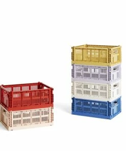 Wholesale ???? HAY Colour Crate, M, Recycled Plastic, Golden Yellow ⌛ -Muuto Shop HAY Colour Crate M 3