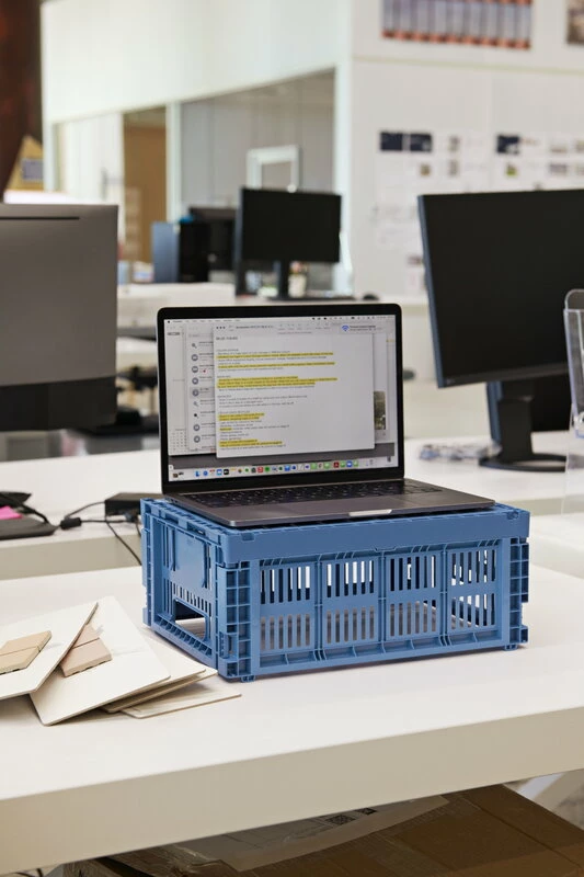 Cheap ๐ HAY Colour Crate, M, Recycled Plastic, Electric Blue โค๏ธ - Image 6