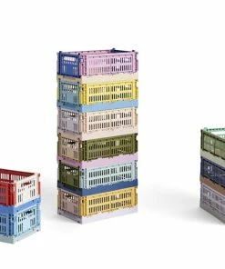 Deals ???? HAY Colour Crate Mix, S, Recycled Plastic, Powder ???? -Muuto Shop HAY Colour Crate Mix Family 01 7