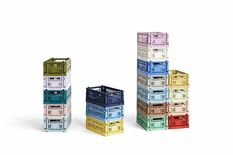 Colour Crate, S, recycled plastic, powder Flash Sale ❤️ HAY Colour Crate, S, Recycled Plastic, Powder ???? -Muuto Shop HAY Colour Crate S 9