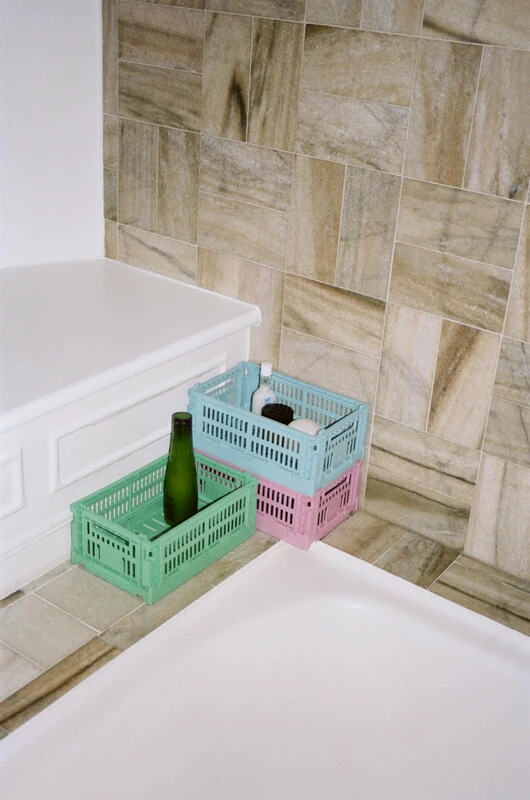 Colour Crate, S, recycled plastic, dark mint Deals ???? HAY Colour Crate, S, Recycled Plastic, Dark Mint ???? -Muuto Shop HAY Colour Crate dark mint dusty rose light blue
