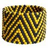 Cheap ???? HAY Bead Basket, 40 Cm, Yellow Chevron ❤️ 1 Cheap ???? HAY Bead Basket, 40 Cm, Yellow Chevron ❤️ -Muuto Shop Hay20 Kori4 SM