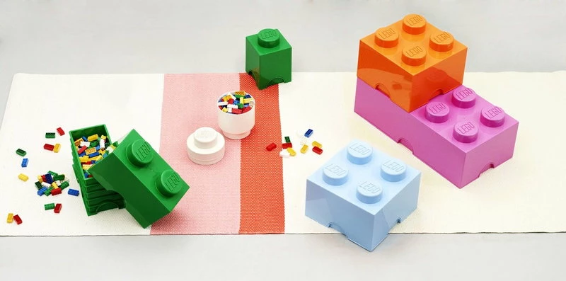 Budget ๐ฅ Room Copenhagen Lego Storage Brick 1, Round, White ๐ - Image 6