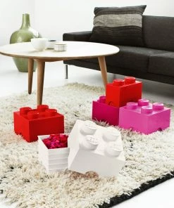 Budget ???? Room Copenhagen Lego Storage Brick 4, Medium Pink ✔️ -Muuto Shop LEGO Storage Lifestyle image33 2