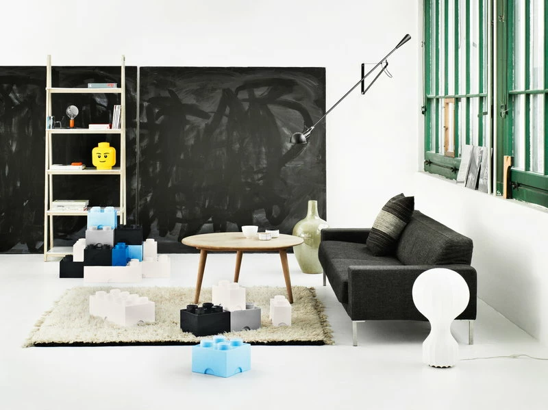 Lego Storage Brick 4, grey Budget ???? Room Copenhagen Lego Storage Brick 4, Grey ✔️ -Muuto Shop LEGO Storage Lifestyle image36