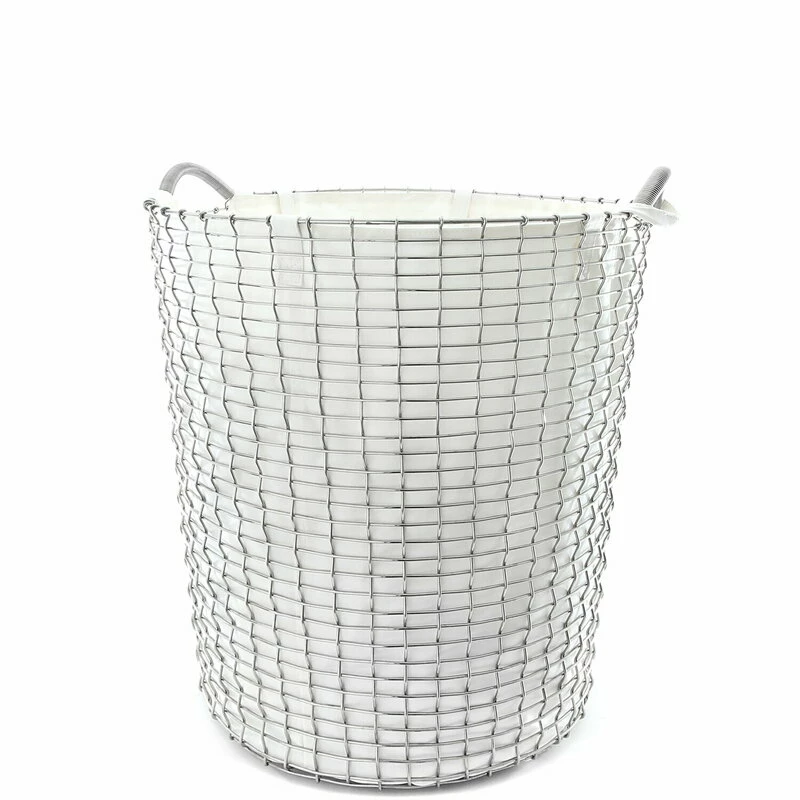 Classic 80 wire basket, acid proof stainless steel Flash Sale ???? Korbo Classic 80 Wire Basket, Acid Proof Stainless Steel ✔️ -Muuto Shop Laundry Bag 80 White
