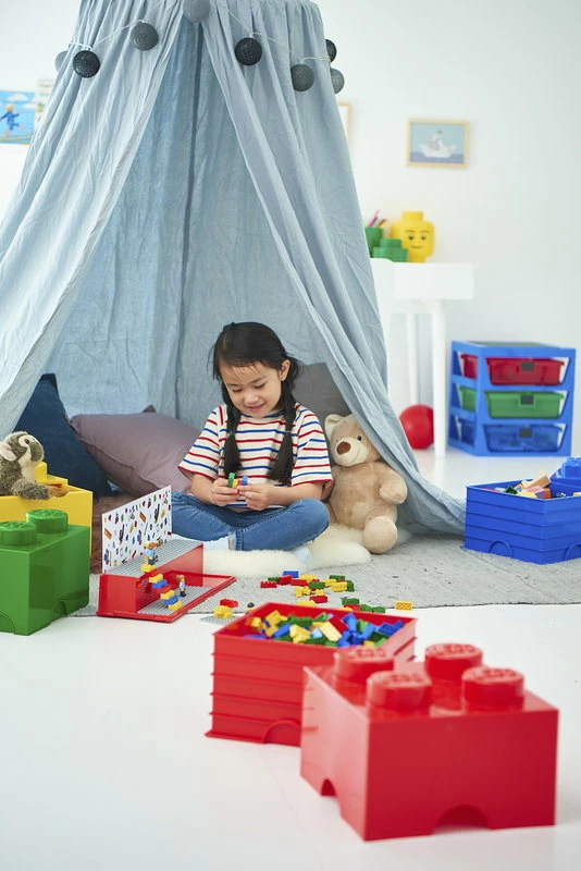 Lego Play & Display case, bright red Wholesale ⌛ Room Copenhagen Lego Play & Display Case, Bright Red ???? -Muuto Shop Lifestyle Image 30 2019