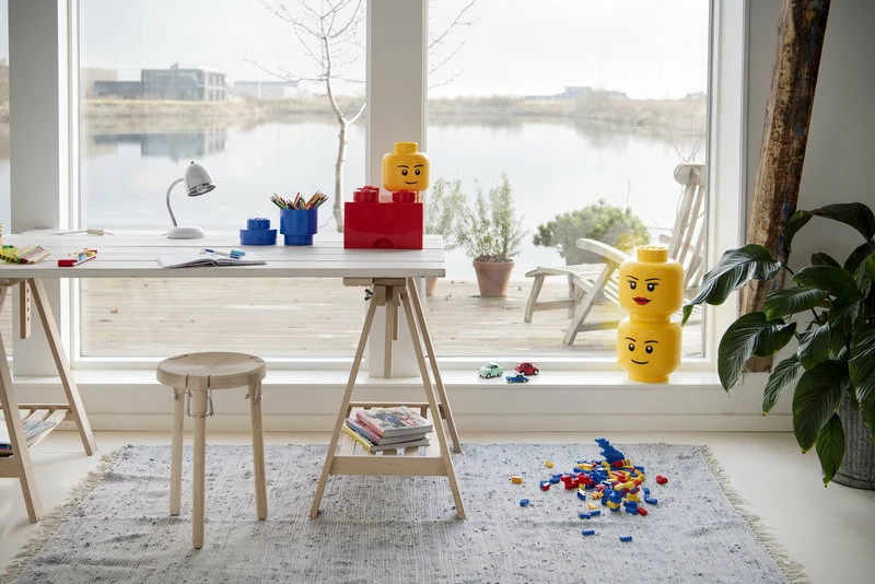 Lego Storage Head container, S, Boy New ???? Room Copenhagen Lego Storage Head Container, S, Boy ???? -Muuto Shop Lifestyle Image Head 02 2017